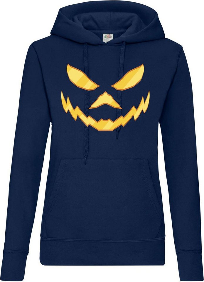 Youth Designz Kapuzenpullover Halloween Damen Hoodie Horror Joker Face Fun-Look mit Trendigem Frontdruck Youth Designz Kapuzenpullover Halloween Damen Hoodie Horror Joker Face Fun-Look mit Trendigem Frontdruck von Youth Designz