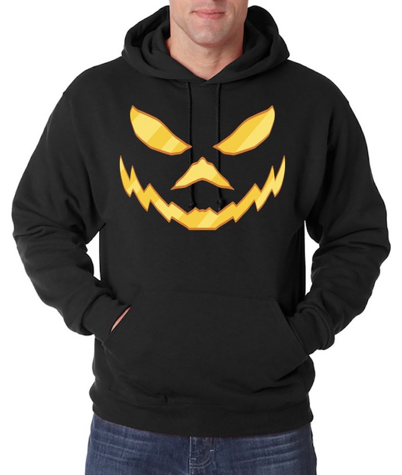 Youth Designz Kapuzenpullover Halloween Herren Hoodie Pullover Horror Joker Face Fun-Look mit Trendigem Frontdruck von Youth Designz