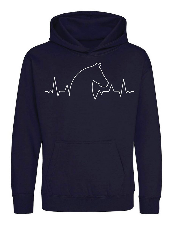 Youth Designz Kapuzenpullover Heart beat Pferd Kinder Hoodie Pullover mit trendigem Motiv von Youth Designz