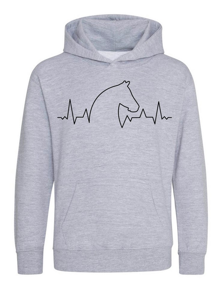 Youth Designz Kapuzenpullover Heart beat Pferd Kinder Hoodie Pullover mit trendigem Motiv von Youth Designz