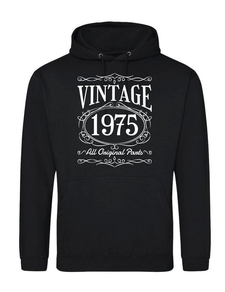 Youth Designz Kapuzenpullover Herren Hoodie 1975 Jahrgang Vintage Geburtstag Retro Pullover mit Vintage retro print für Männer von Youth Designz