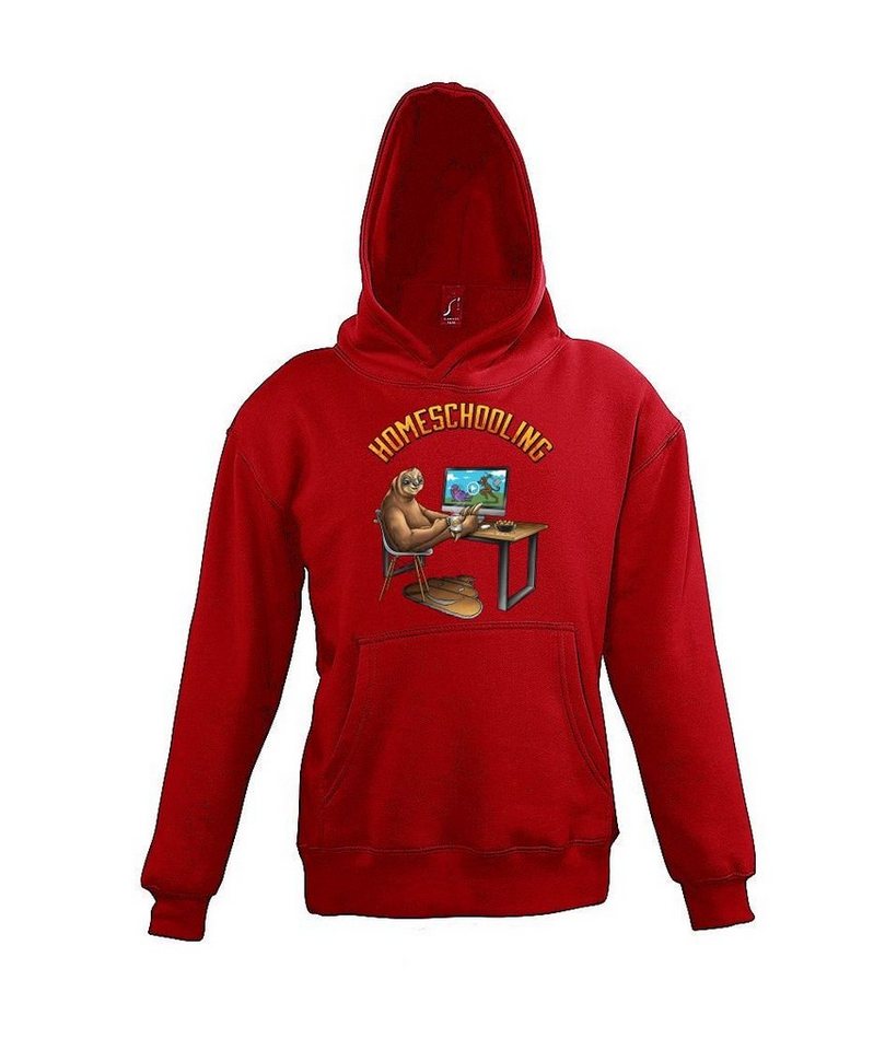 Youth Designz Kapuzenpullover Homeschooling Kinder Hoodie Pullover mit lustigem Fun Print von Youth Designz