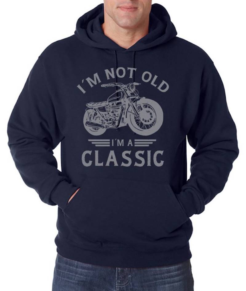 Youth Designz Kapuzenpullover "I`m Not Old, I`m A Classic" Herren Hoodie Pullover mit trendigem Frontprint von Youth Designz