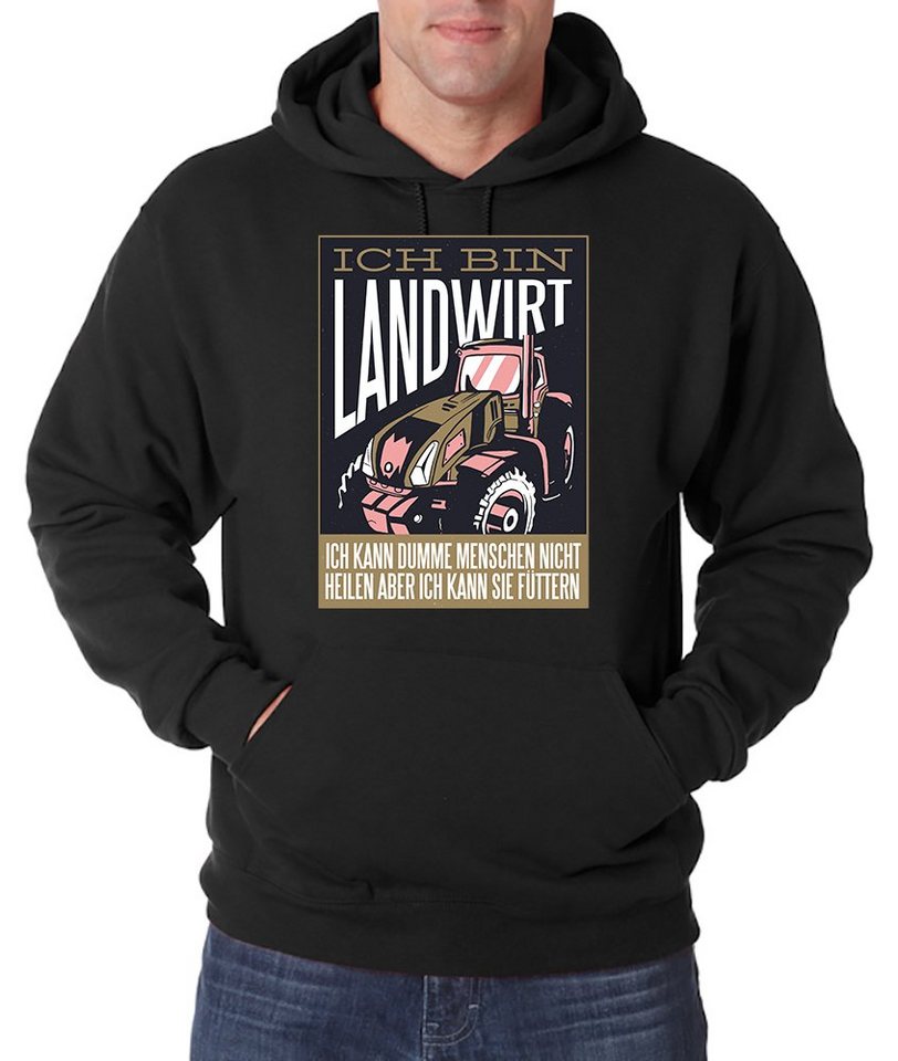 Youth Designz Kapuzenpullover Ich Bin Landwirt Herren Hoodie Pullover mit lustigem Sr von Youth Designz