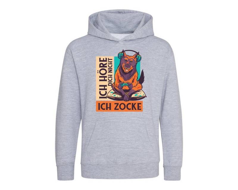 Youth Designz Kapuzenpullover "Ich Höre Dich Nicht, Ich Zocke" Kinder Hoodie Pullover mit trendigem Frontprint von Youth Designz