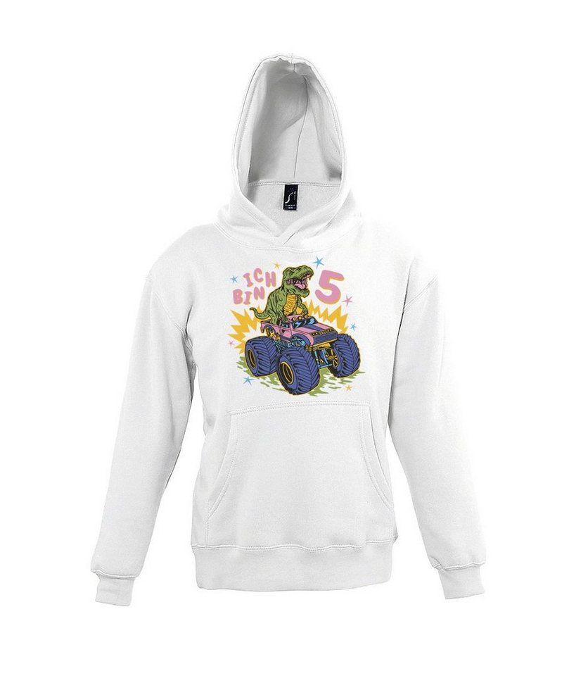 Youth Designz Kapuzenpullover Ich bin 5 Jahre Alt Kinder Hoodie Pullover im Geburtstag-Look von Youth Designz