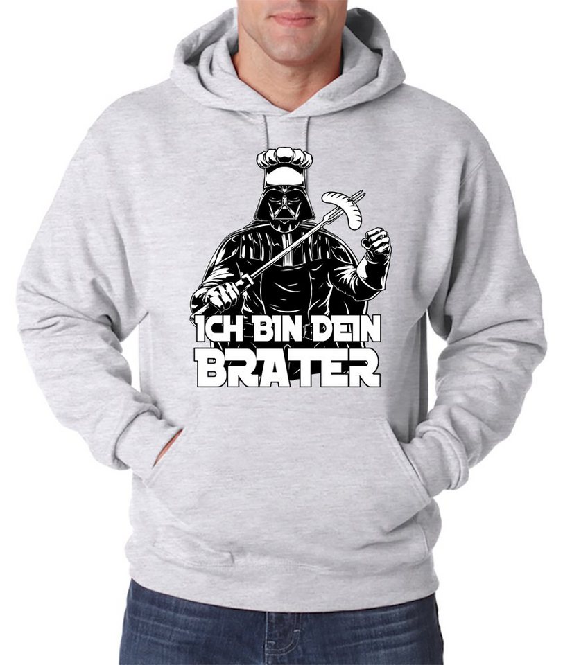 Youth Designz Kapuzenpullover Ich bin dein Brater" Herren Hoodie Pullover mit lustigem Frontprint" von Youth Designz