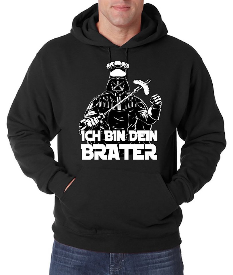 Youth Designz Kapuzenpullover Ich bin dein Brater" Herren Hoodie Pullover mit lustigem Frontprint" von Youth Designz