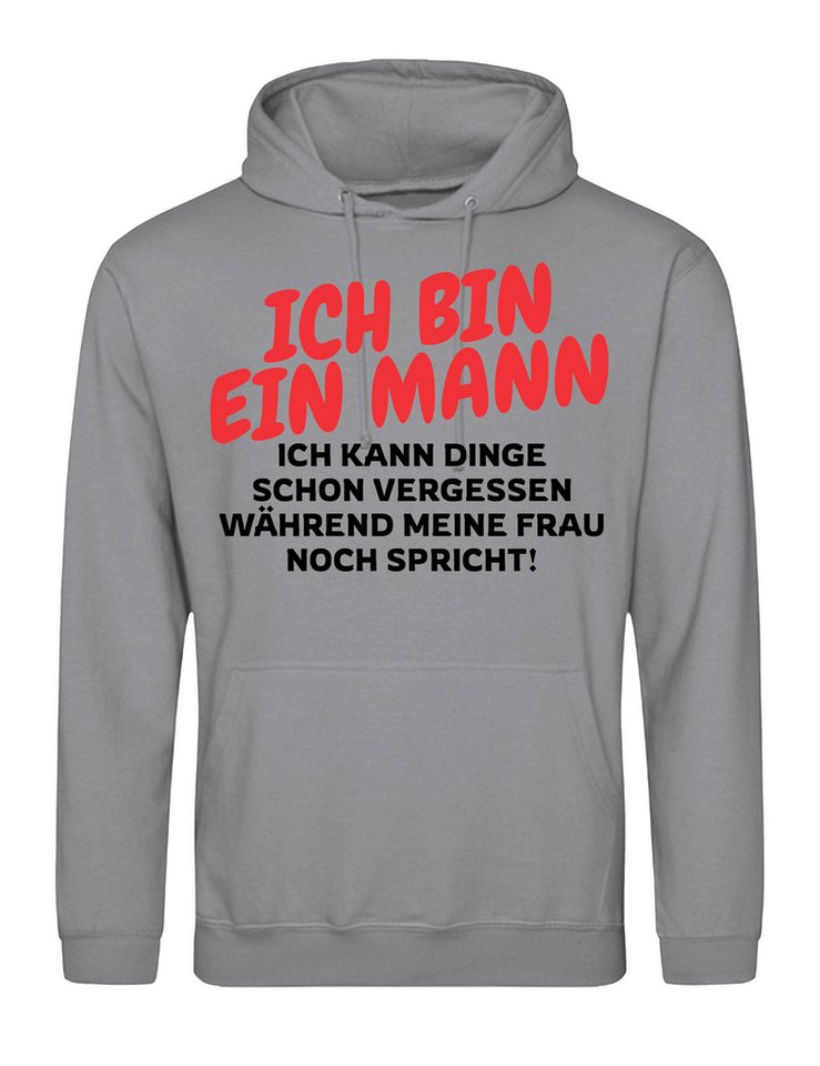 Youth Designz Kapuzenpullover "Ich bin ein Mann" Herren Hoodie Pullover Aufdruck Geschenk Ehemänner mit lustigen Frontprint für Männer von Youth Designz