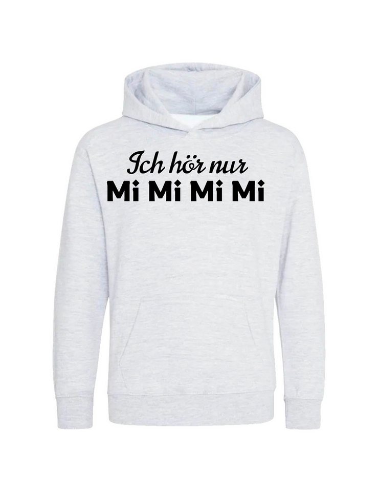 Youth Designz Kapuzenpullover "Ich höre nur MiMiMiMi" Kinder Hoodie Pullover lustig Print Geschenk mit witzigen Aufdruck für Jungen und Mädchen von Youth Designz