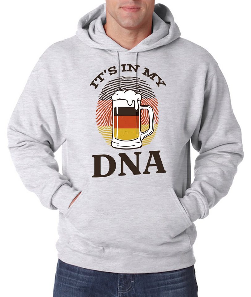 Youth Designz Kapuzenpullover It´s In My DNA Herren Hoodie Pullover mit Deutschland Frontprint von Youth Designz