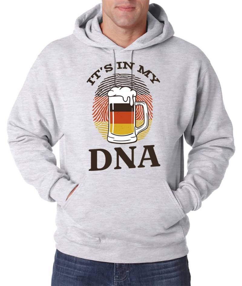 Youth Designz Kapuzenpullover It's In My DNA Herren Hoodie Pullover mit Deutschland Frontprint von Youth Designz