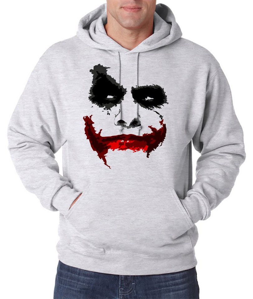 Youth Designz Kapuzenpullover Joker Clown Herren Hoodie Pullover mit trendigem Bösewicht Motiv von Youth Designz
