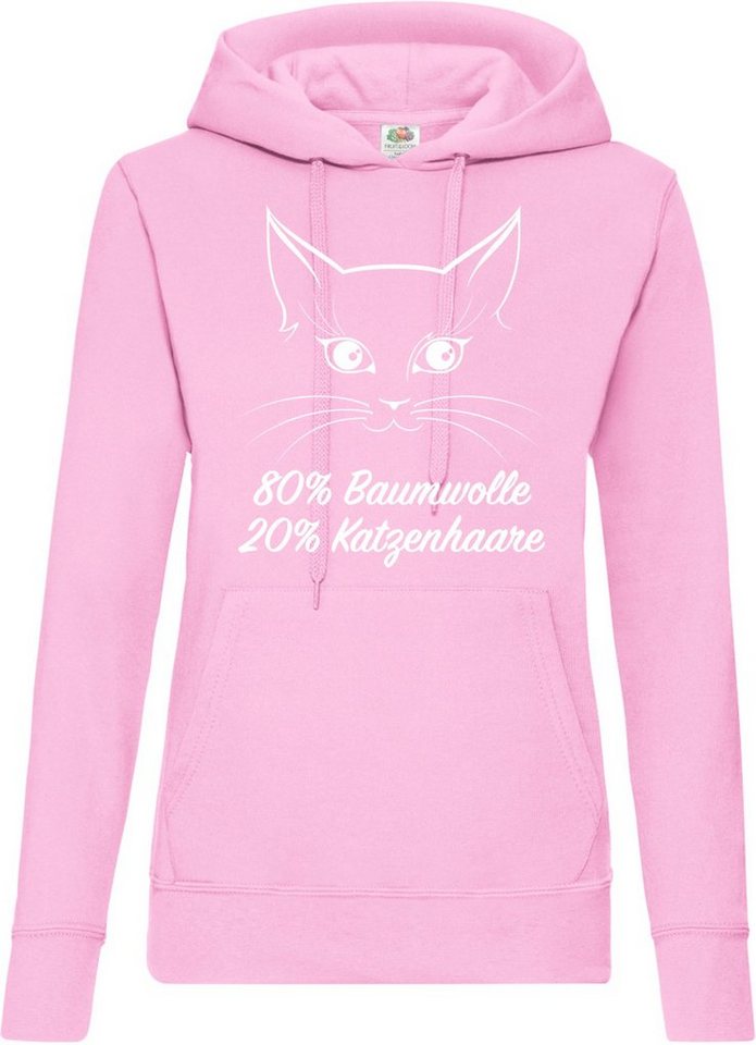 Youth Designz Kapuzenpullover Katze Katzenmama Damen Hoodie Pullover mit lustigem Frontaufdruck von Youth Designz