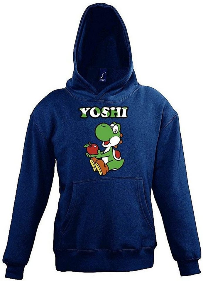 Youth Designz Kapuzenpullover Kinder Kapuzenpullover Hoodie Pullover Yoshi für Jungen & Mädchen mit modischem Print von Youth Designz