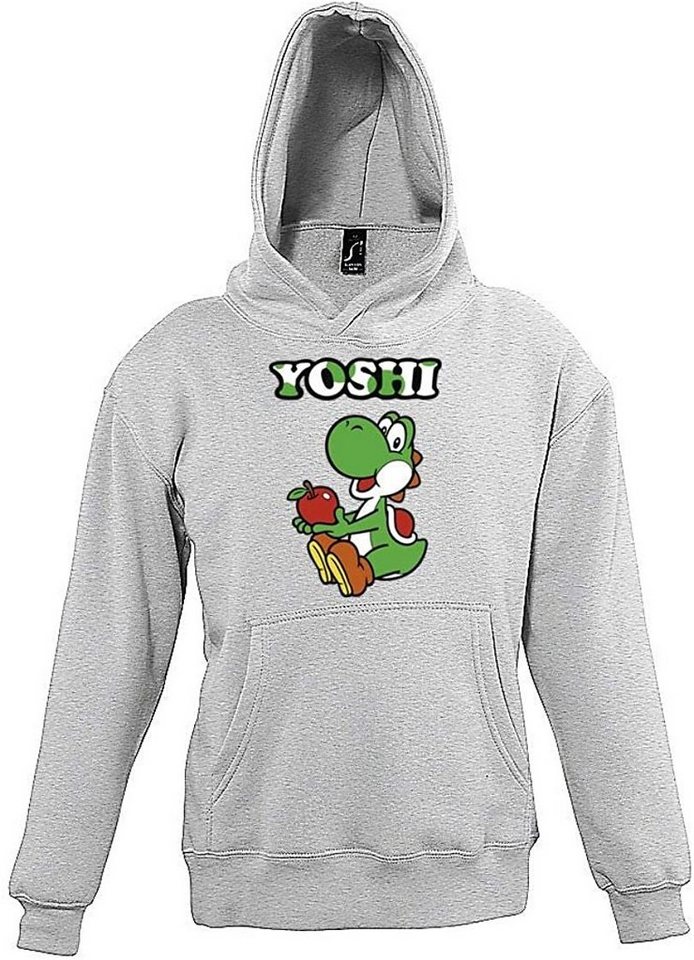 Youth Designz Kapuzenpullover Kinder Kapuzenpullover Hoodie Pullover Yoshi für Jungen & Mädchen mit modischem Print von Youth Designz