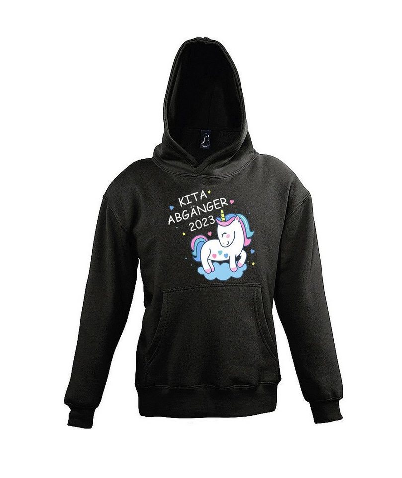 Youth Designz Kapuzenpullover Kita Abgänger 2023 Kinder Einhorn Hoodie mit lustigem Einschulungsmotiv von Youth Designz