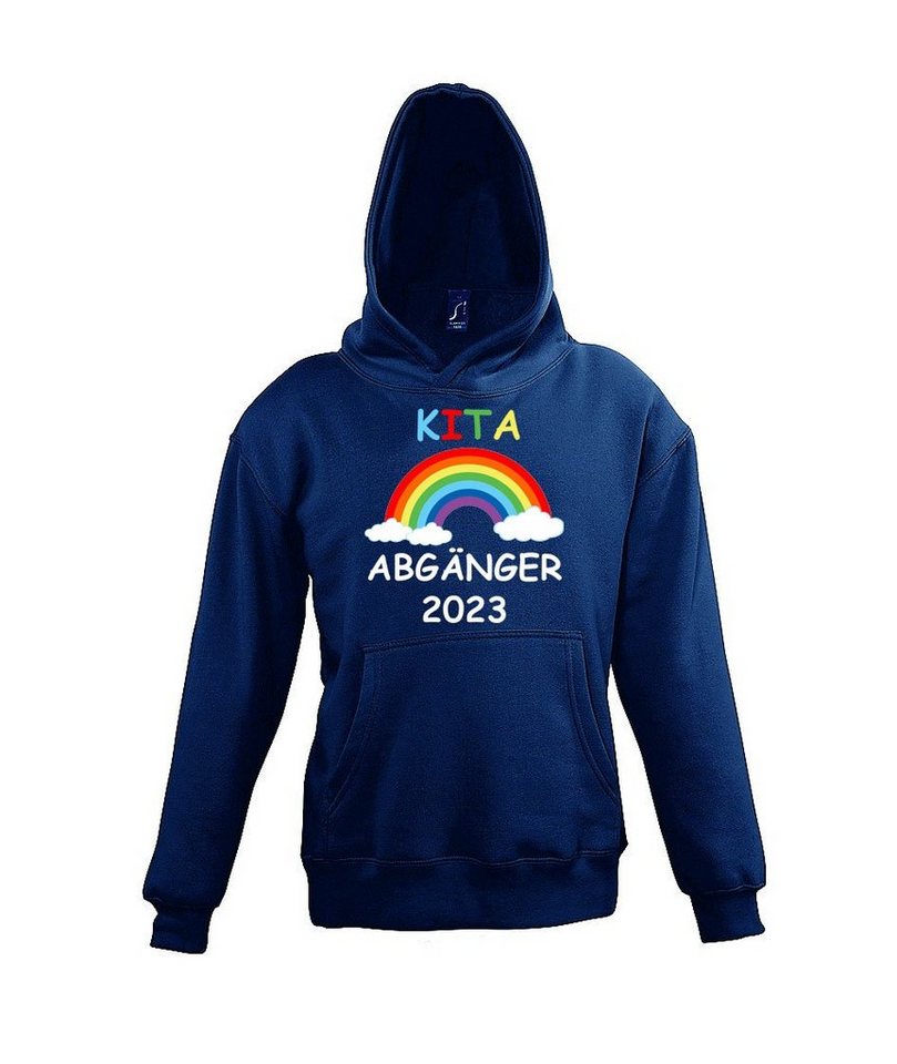 Youth Designz Kapuzenpullover Kita Abgänger 2023 Kinder Hoodie mit süßem Regenbogen Frontaufdruck von Youth Designz