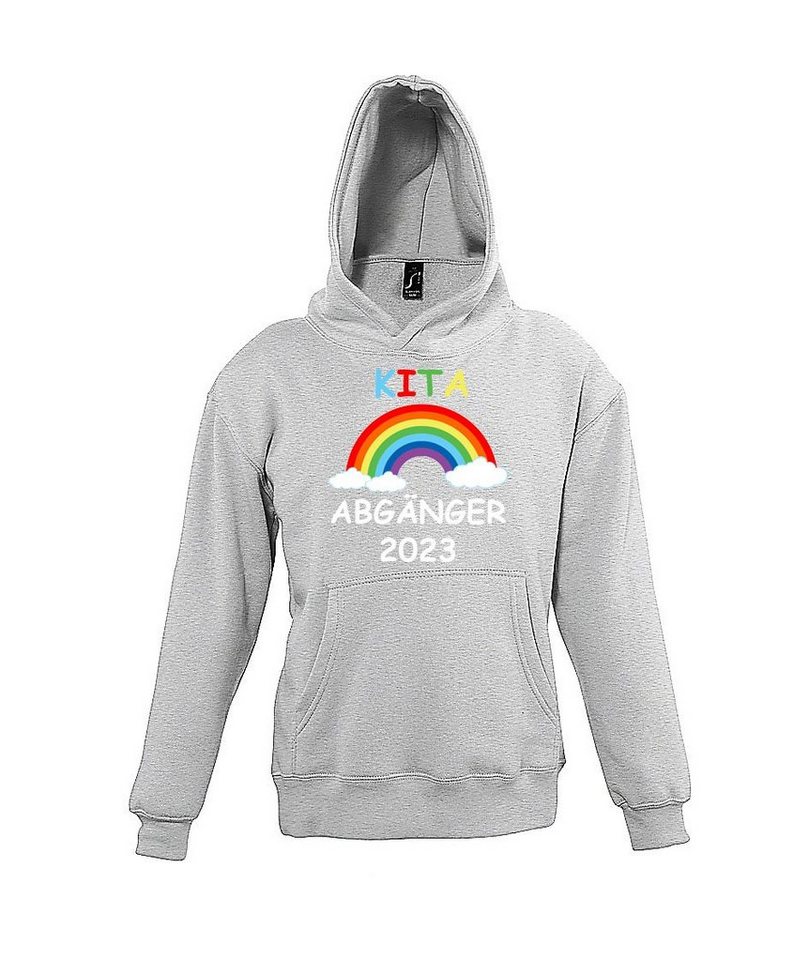 Youth Designz Kapuzenpullover Kita Abgänger 2023 Kinder Hoodie mit süßem Regenbogen Frontaufdruck von Youth Designz