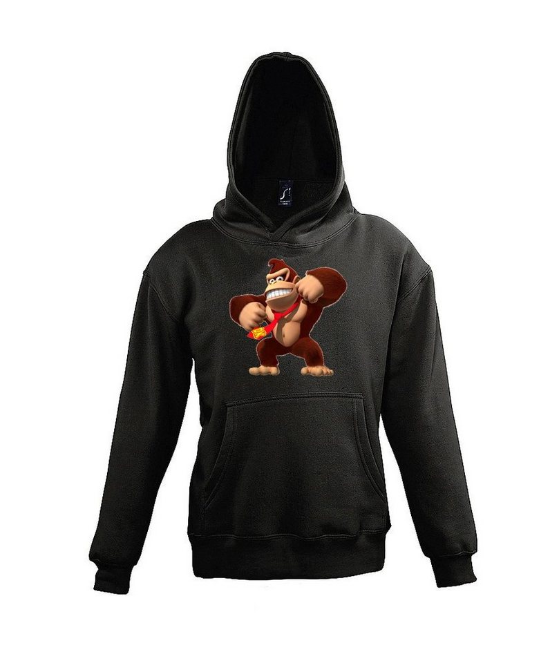 Youth Designz Kapuzenpullover Kong Donkey Kinder Hoodie Pullover für Jungen und Mädchen mit trendigem Gaming Motiv von Youth Designz