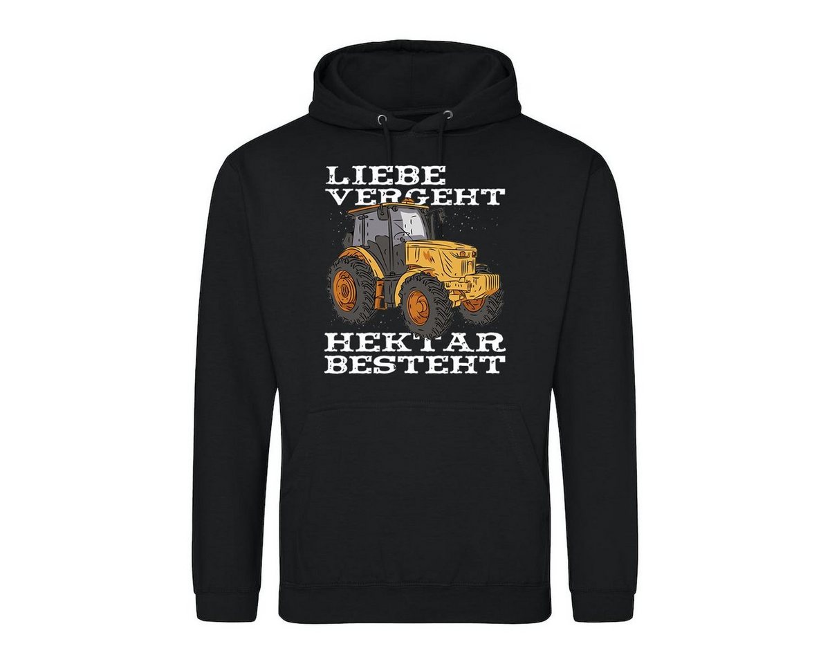 Youth Designz Kapuzenpullover Liebe Vergeht, Hektar Besteht" Herren Hoodie Pullover mit trendigem Frontprint" von Youth Designz