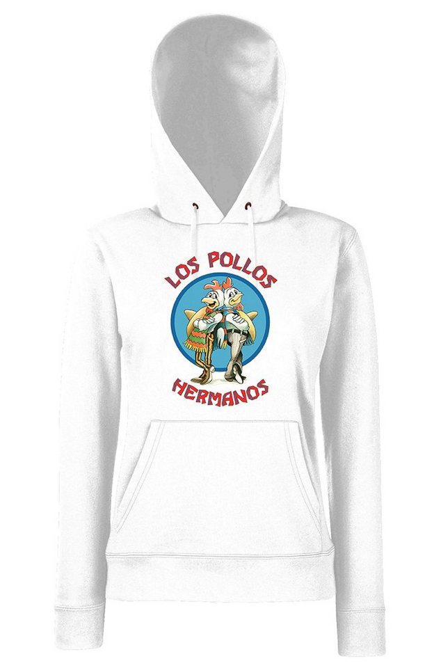 Youth Designz Kapuzenpullover Los Pollos Hermanos Damen Hoodie Pullover mit trendigem Frontprint von Youth Designz