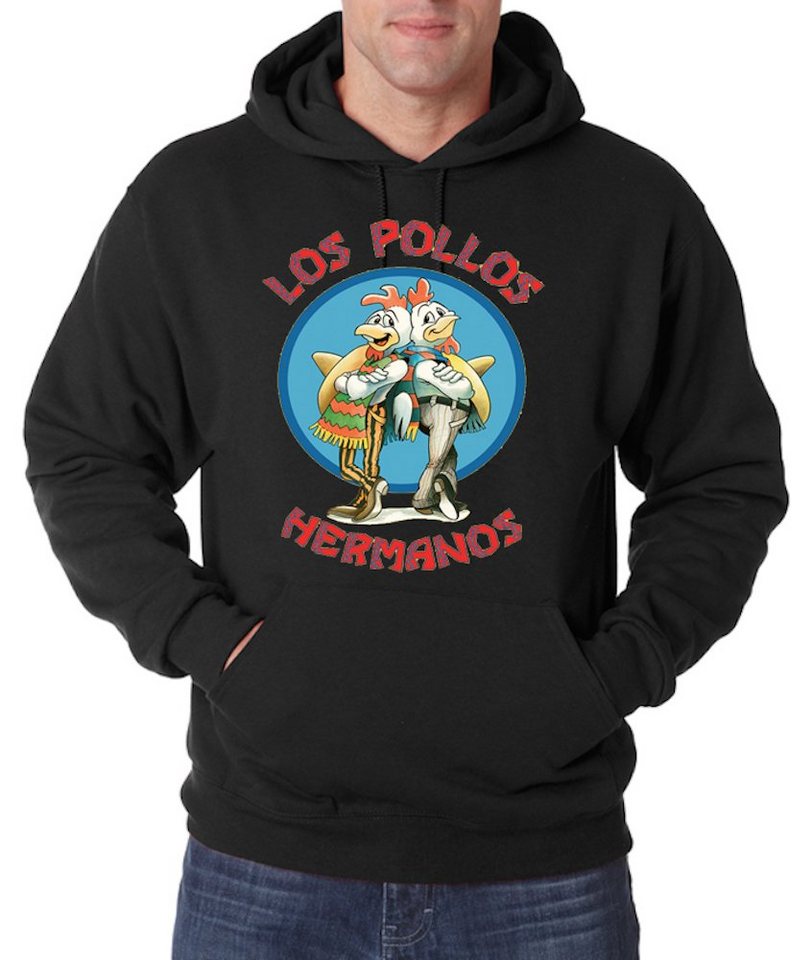 Youth Designz Kapuzenpullover Los Pollos Hermanos Herren Hoodie Pullover mit trendigem Frontprint von Youth Designz