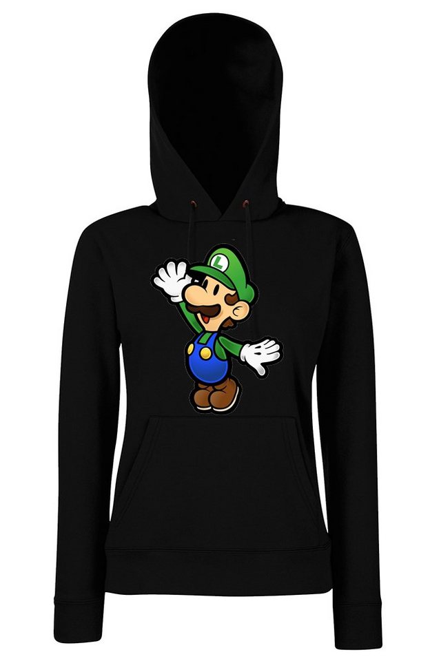 Youth Designz Kapuzenpullover Luigi Damen Hoodie Pullover mit modischem Print von Youth Designz