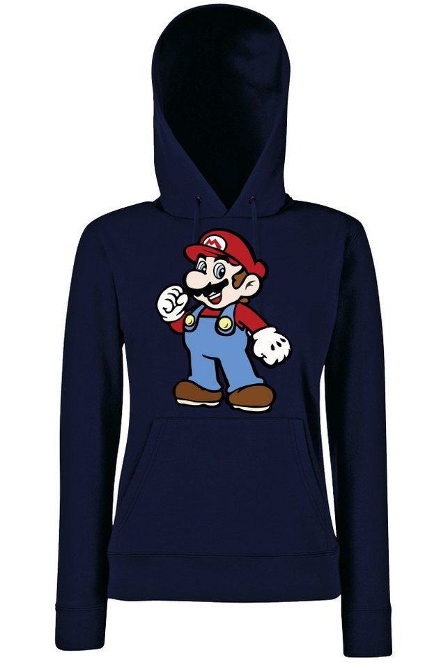 Youth Designz Kapuzenpullover Mario Damen Hoodie Pullover mit modischem Print Youth Designz Kapuzenpullover Mario Damen Hoodie Pullover mit modischem Print von Youth Designz