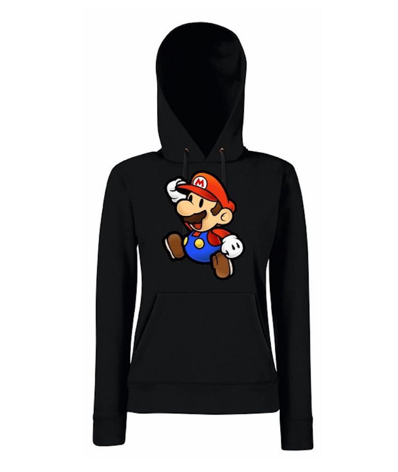 Youth Designz Kapuzenpullover Mario Damen Hoodie Pullover mit modischem Print von Youth Designz