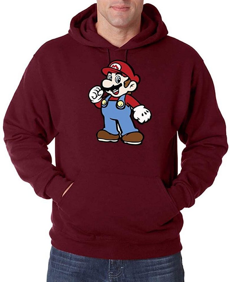 Youth Designz Kapuzenpullover Mario Herren Hoodie Pullover mit Retro Gaming Print Youth Designz Kapuzenpullover Mario Herren Hoodie Pullover mit Retro Gaming Print von Youth Designz