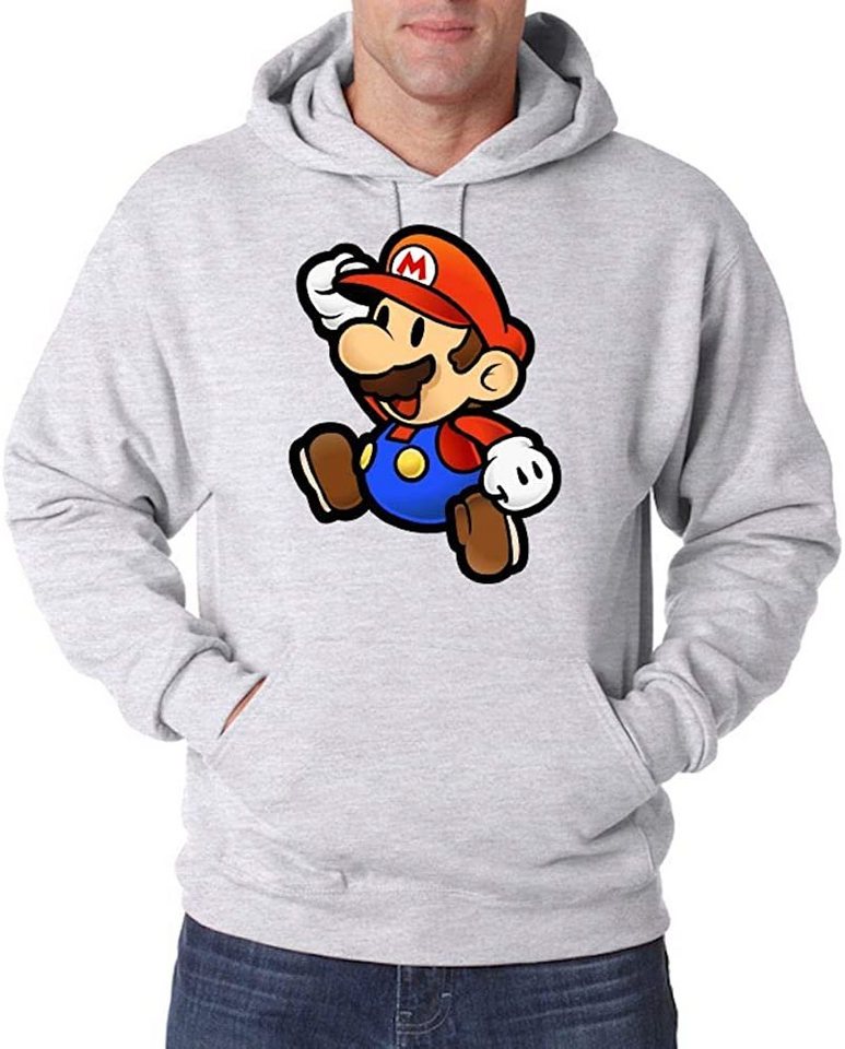 Youth Designz Kapuzenpullover Mario Herren Hoodie Pullover mit modischem Print von Youth Designz