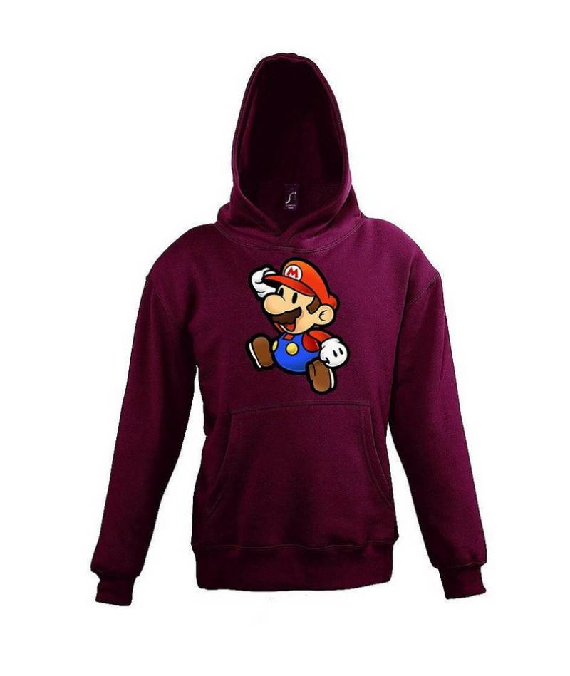Youth Designz Kapuzenpullover Mario Kinder Hoodie Pullover für Jungen & Mädchen mit lustigem Aufdruck von Youth Designz