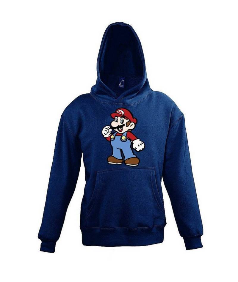 Youth Designz Kapuzenpullover Mario Kinder Hoodie Pullover für Jungen und Mädchen mit lustigem Frontprint von Youth Designz