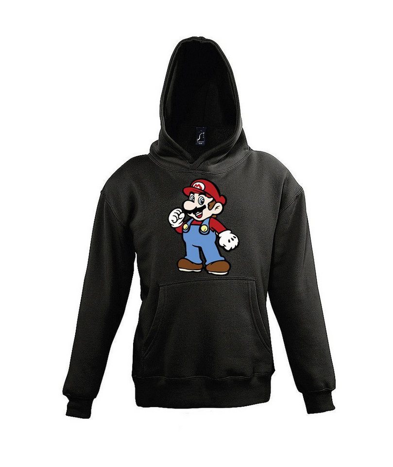 Youth Designz Kapuzenpullover Mario Kinder Hoodie Pullover für Jungen und Mädchen mit lustigem Frontprint von Youth Designz