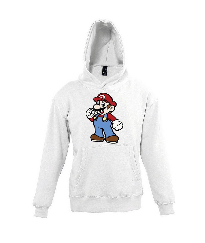 Youth Designz Kapuzenpullover Mario Kinder Hoodie Pullover für Jungen und Mädchen mit lustigem Frontprint von Youth Designz