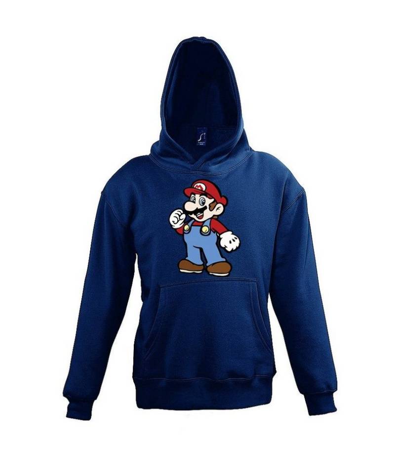 Youth Designz Kapuzenpullover Mario Kinder Hoodie Pullover für Jungen und Mädchen mit modischem Print von Youth Designz