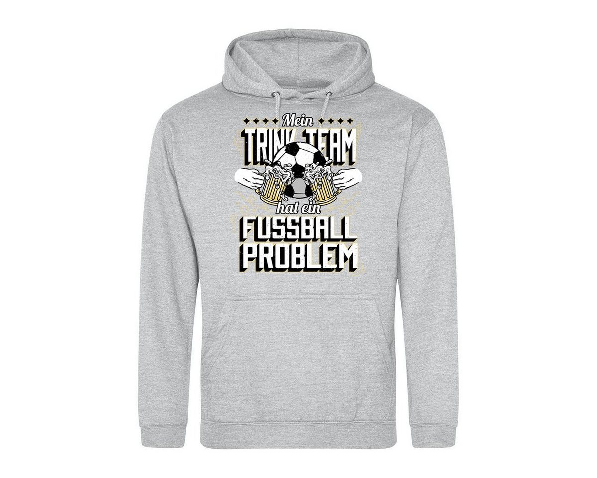 Youth Designz Kapuzenpullover Mein Trink Team, Hat Ein Fußball Problem" Herren Hoodie Pullover mit lustigem Frontprint" von Youth Designz