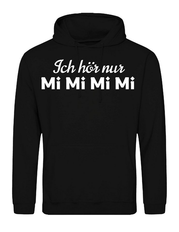 Youth Designz Kapuzenpullover "Ich höre nur MiMiMiMi" Herren Hoodie Pullover witzigen Print Geschenk mit lustigen Spruch für Männer von Youth Designz