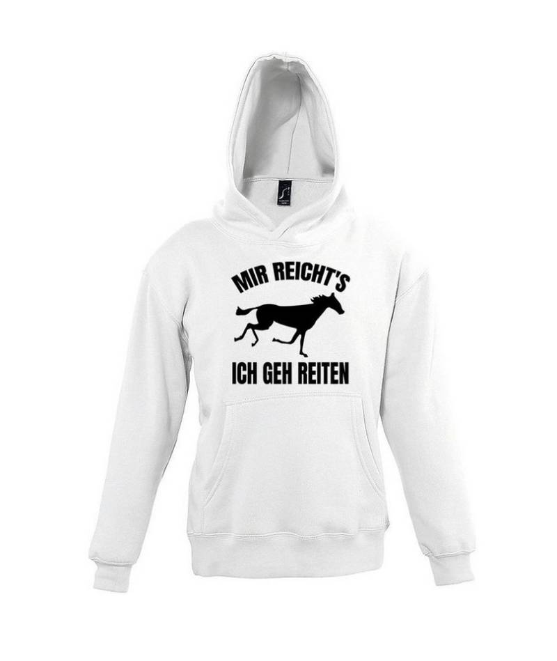 Youth Designz Kapuzenpullover Mir reichts Ich geh reiten Kinder Hoodie Pullover von Youth Designz