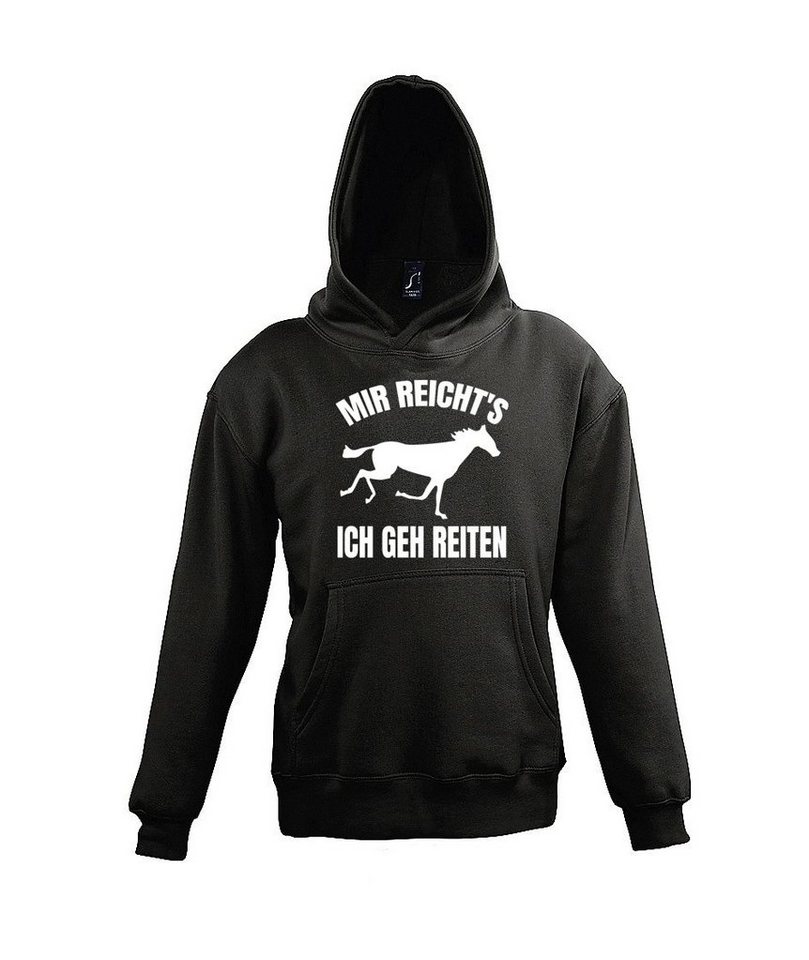 Youth Designz Kapuzenpullover Mir reichts Ich geh reiten Kinder Hoodie Pullover von Youth Designz