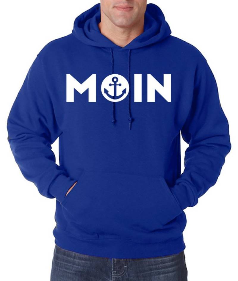Youth Designz Kapuzenpullover Moin Spruch Herren Hoodie Pullover mit modischem Anker Logo Aufdruck von Youth Designz