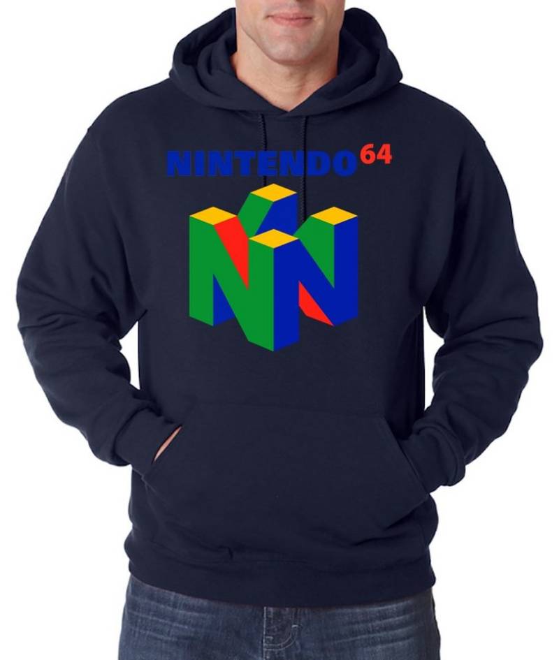 Youth Designz Kapuzenpullover N64 Herren Hoodie Pullover mit trendigem Frontprint Youth Designz Kapuzenpullover N64 Herren Hoodie Pullover mit trendigem Frontprint von Youth Designz
