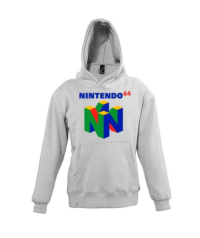 Youth Designz Kapuzenpullover N64 Kinder Hoodie Pullover mit trendigem Frontprint von Youth Designz