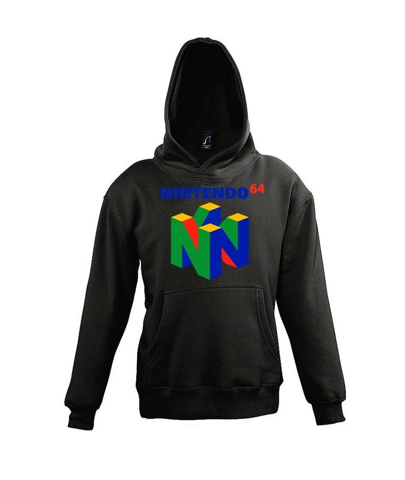 Youth Designz Kapuzenpullover N64 Kinder Hoodie Pullover mit trendigem Frontprint von Youth Designz