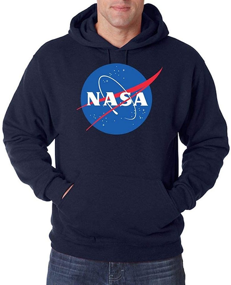 Youth Designz Kapuzenpullover NASA Logo Herren Hoodie Pullover mit modischem Space Print von Youth Designz