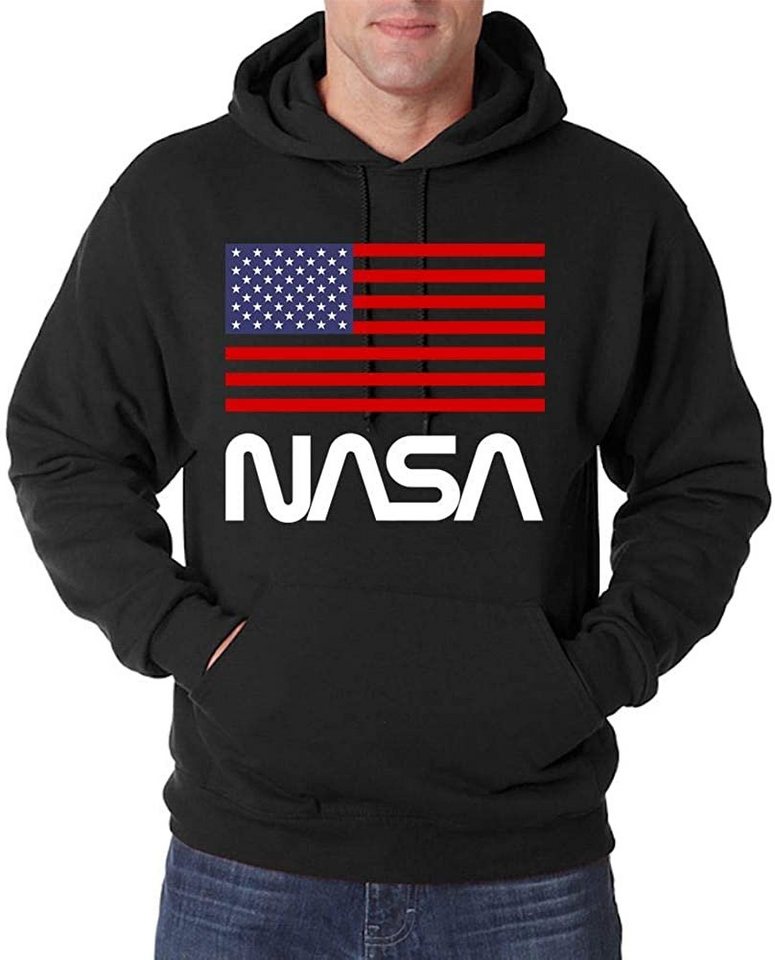 Youth Designz Kapuzenpullover NASA USA Herren Hoodie Pullover mit Raumfahrt Print von Youth Designz