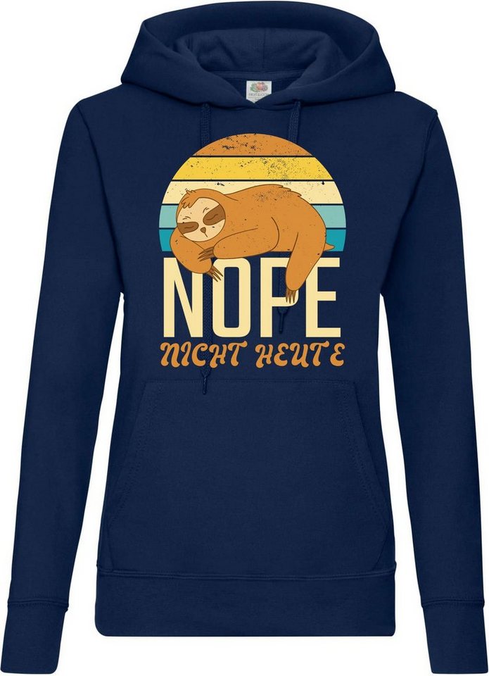 Youth Designz Kapuzenpullover NOPE Nicht Heute Damen Hoodie Pullover mit lustigem Spruch und Logo Aufdruck Youth Designz Kapuzenpullover NOPE Nicht Heute Damen Hoodie Pullover mit lustigem Spruch und Logo Aufdruck von Youth Designz