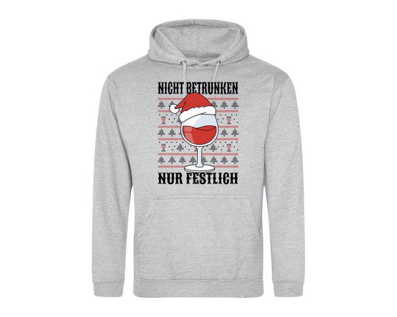 Youth Designz Kapuzenpullover Nicht Betrunken nur Festlich Herren Hoodie Pullover mit modischem Frontprint von Youth Designz