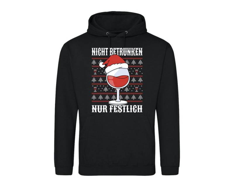 Youth Designz Kapuzenpullover Nicht Betrunken nur Festlich Herren Hoodie Pullover mit modischem Frontprint von Youth Designz